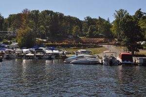 Construction of the New Showroom in Lake Hopatcong Marine, Lake Hopatcong, New Jersey
