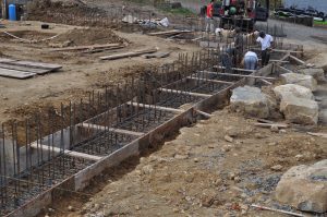 Construction of the New Showroom in Lake Hopatcong Marine, Lake Hopatcong, New Jersey