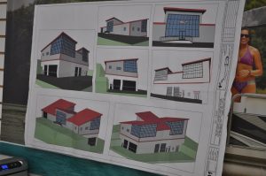Construction of the New Showroom in Lake Hopatcong Marine, Lake Hopatcong, New Jersey
