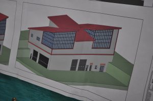 Construction of the New Showroom in Lake Hopatcong Marine, Lake Hopatcong, New Jersey